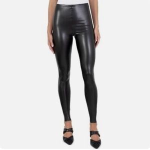 Joie Black Faux Leather Legging